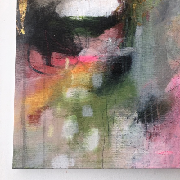 24x24 Original Abstract Art, Painting “Empath” - Picture 5 of 8